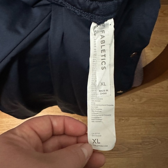 Fabletics Blue Maxi Skirt with Slit and Tie Front for Casual Wear - Picture 10 of 10